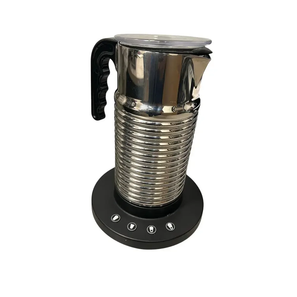 Nespresso Aeroccino 4 Milk Frother Chrome Model 4192 Tested Works w/ Base Lif